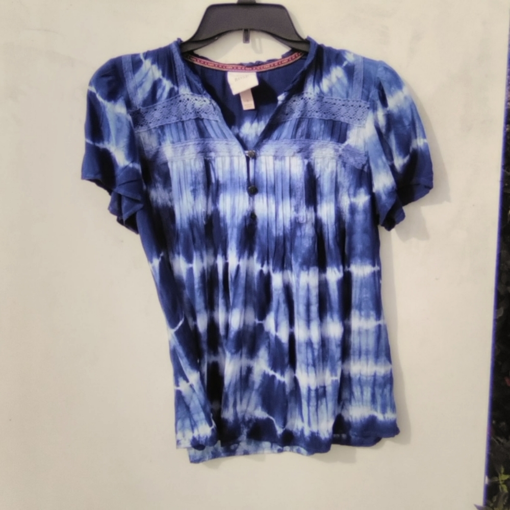 NWOT Knox rose baby doll Boho style blouse Size small